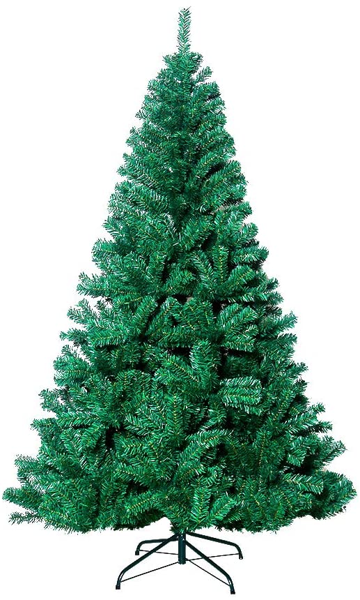 VEYLIN 7ft/2.1M Christmas Tree 1600 Tips Bushy Artificial Tree with Metal Stand