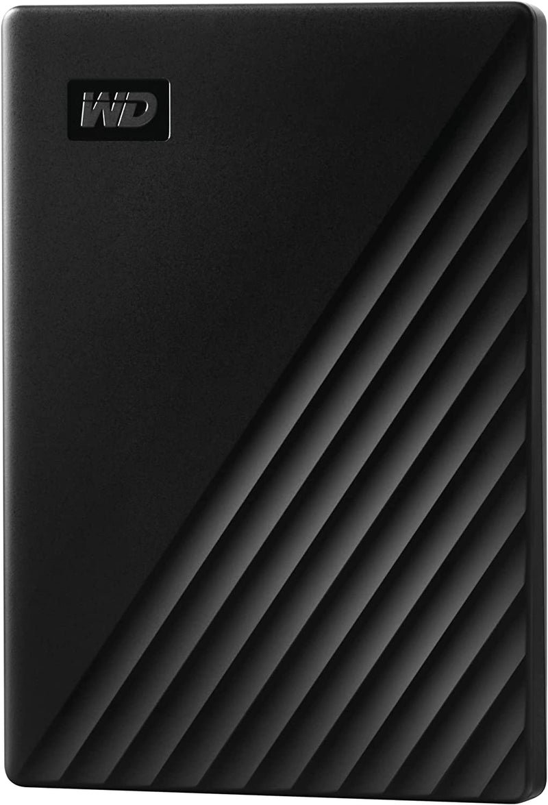 WD 2 TB My Passport Portable Hard Drive with Password Protection and Auto Backup Software - Black - Works with PC, Xbox and PS4