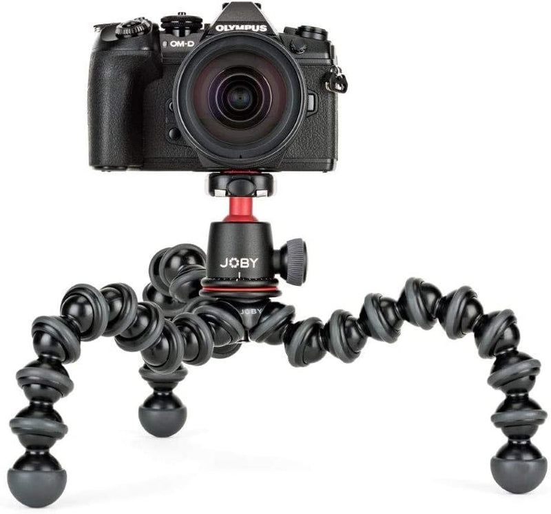 Works with JOBY pro-level accessories, including grip tight pro mounts, GorillaPod arms and hub adapter that allow for mounting GoPro adapters, flash clips, lighting and microphones.