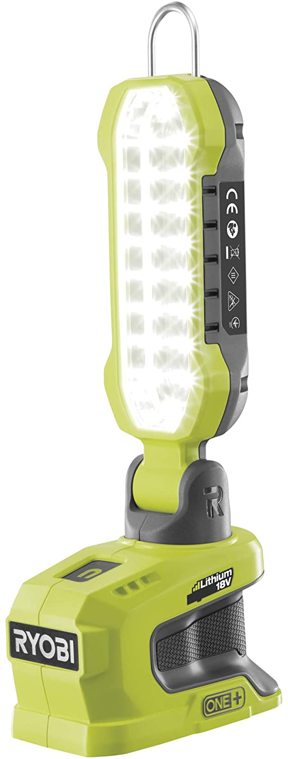 Ryobi 18V ONE+ Cordless LED Project Light (Body Only), White [Energy Class A]