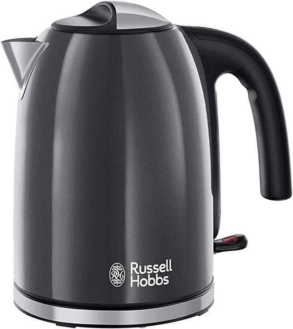 Russell Hobbs 20414 Stainless Steel Electric Kettle, 1.7 Litre, Grey