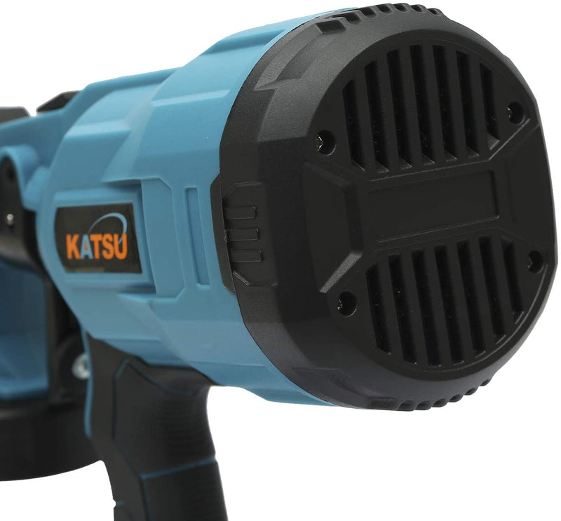 KATSU 18V Cordless Battery Power Paint Painting Sprayer Gun for Garden Fence, Wood Treatment, Furniture, Tractors, Undercoat and More