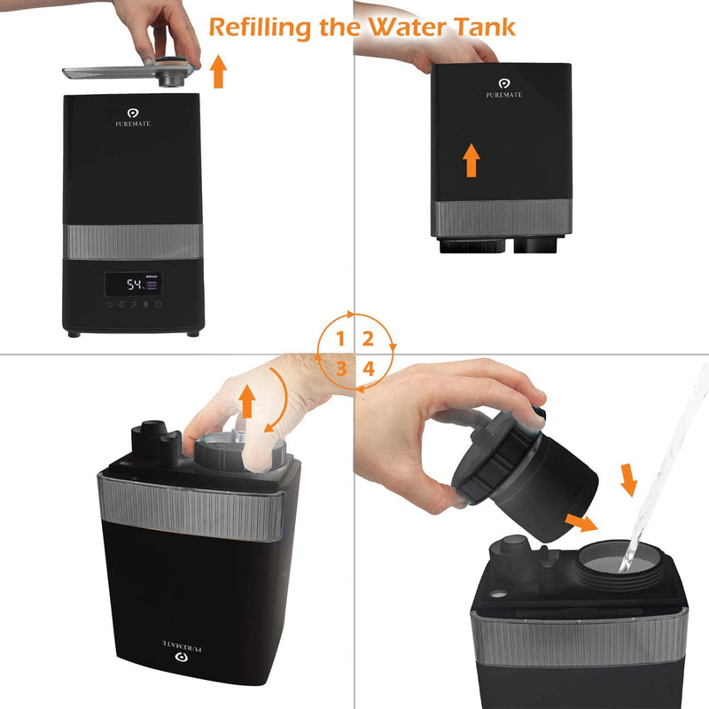 better breathRESIN WATER SOFTEN TECHNOLOGY: Built-in filter can easily remove limescale, germs, calcium and magnesium ions in hard water to offer purer and finer mist spraying, helpful for skin absorption and
