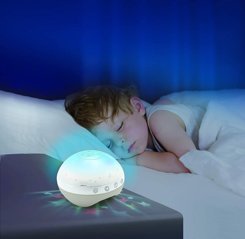 Can become a bedside night light or projector