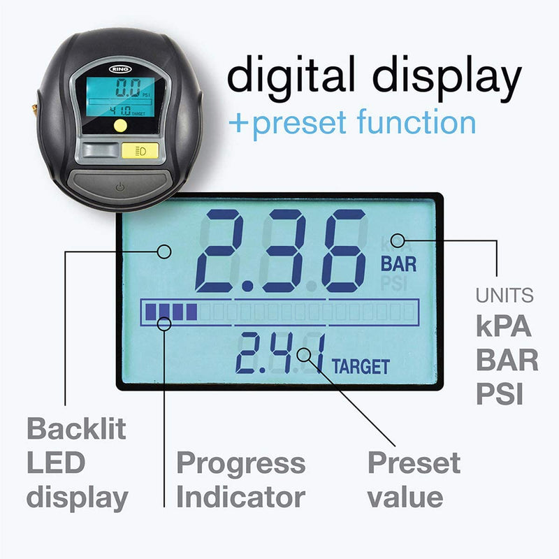 digital display preset function