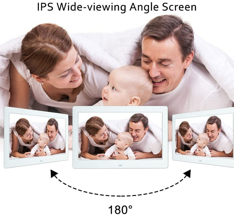8.2 inch IPS Digital Photo Picture Frames 1280x800 Photo Music Video Player with Remote Control Electronic Picture Photo Frame Support USB Drive & SD Card