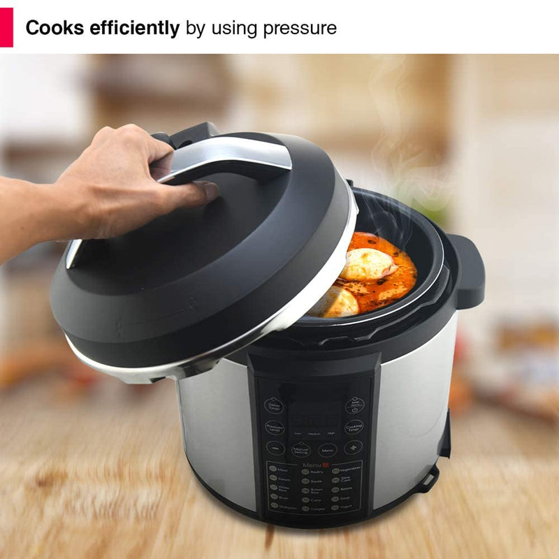 Ideal capacity for everyday family cooking and for entertaining guests