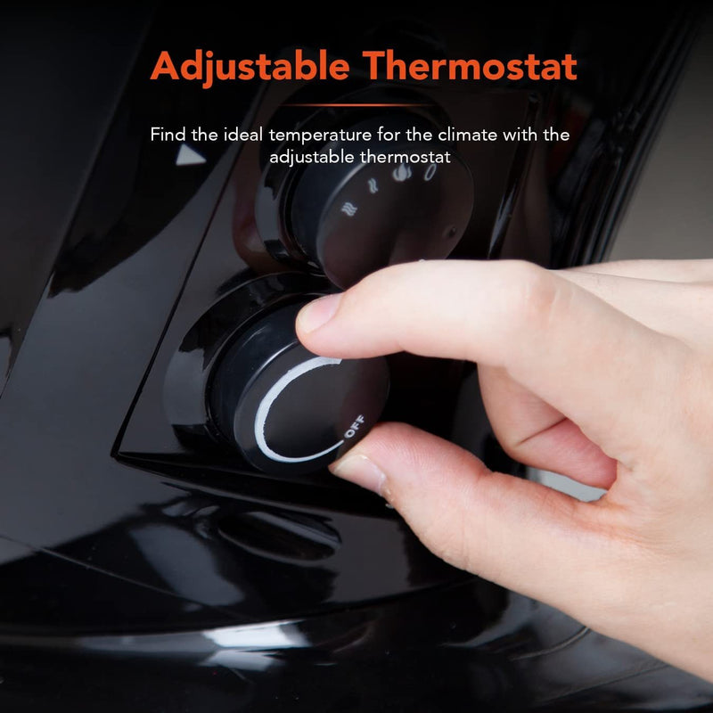 Change the intensity of the heating output and take control over the temperature of your living space
