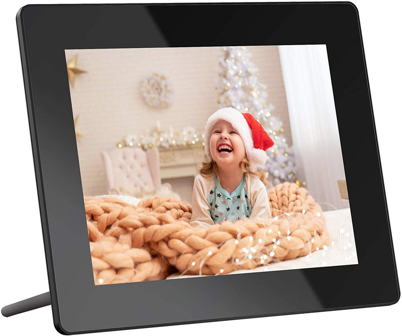 Dragon Touch WiFi Digital Photo Frame - 8 Inch IPS Touch Screen HD Display, Share Photos via App, Email, Cloud, 16GB Storage, Support USB/SD Card