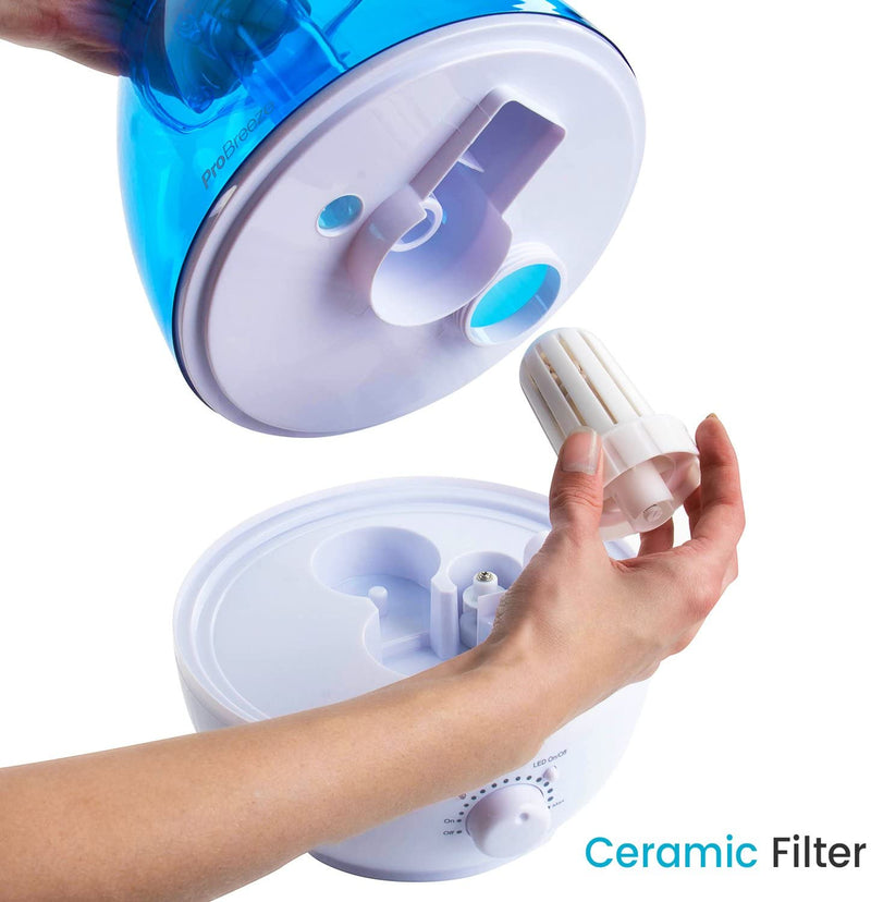Integrated Ceramic Filter: A ceramic ball filtration system removes impurities from the water before it is vaporised