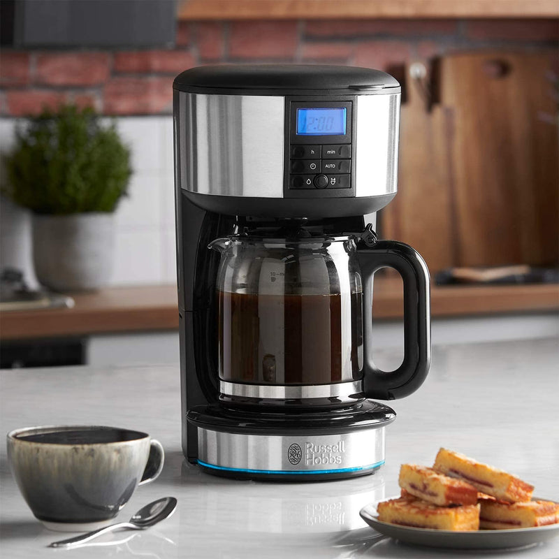 The Buckingham Coffee Maker is designed to be compact and stylish