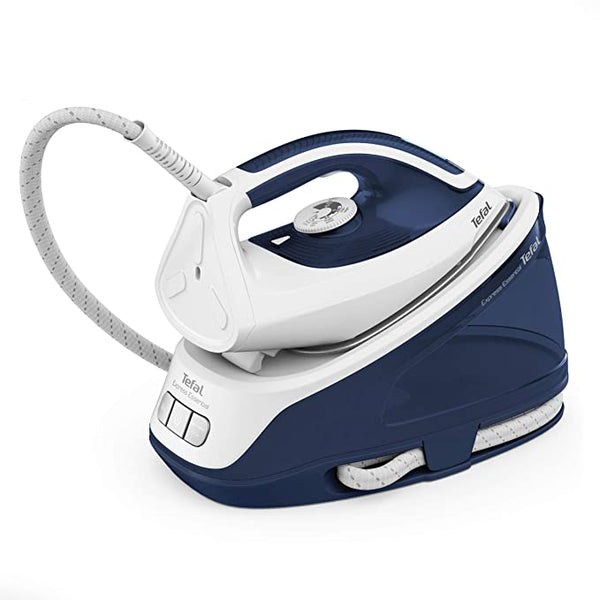 Tefal Steam Generator Iron, Express Essential, 2200 W, White and Blue, SV6116
