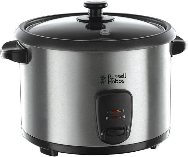 Russell Hobbs 19750 Rice Cooker and Steamer, 1.8 Litre, Silver
