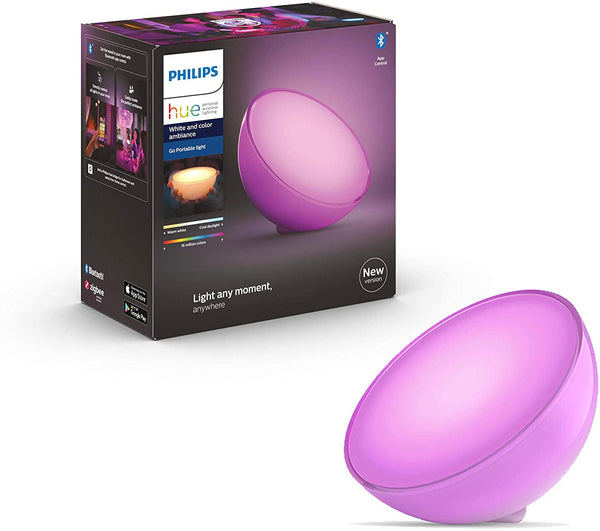 Philips Hue Go 2.0 White & Colour Ambiance Smart Portable Light with Bluetooth, Works with Alexa and Google Assistant [Energy Class A]