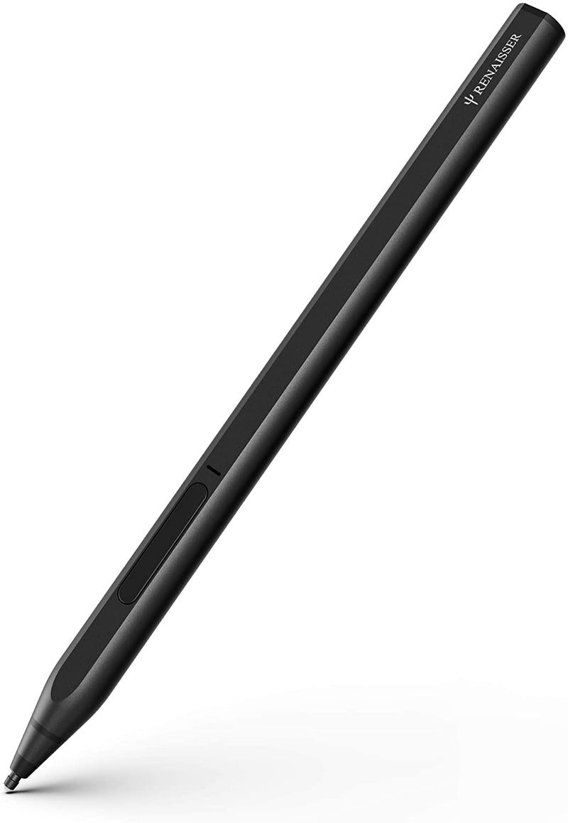 RENAISSER Stylus Pen for Surface, 100% Match Surface Pro X/7/6/5 Magnetic Attachment, 4096 Pressure Sensitivity, Quick Charge, Rechargeable