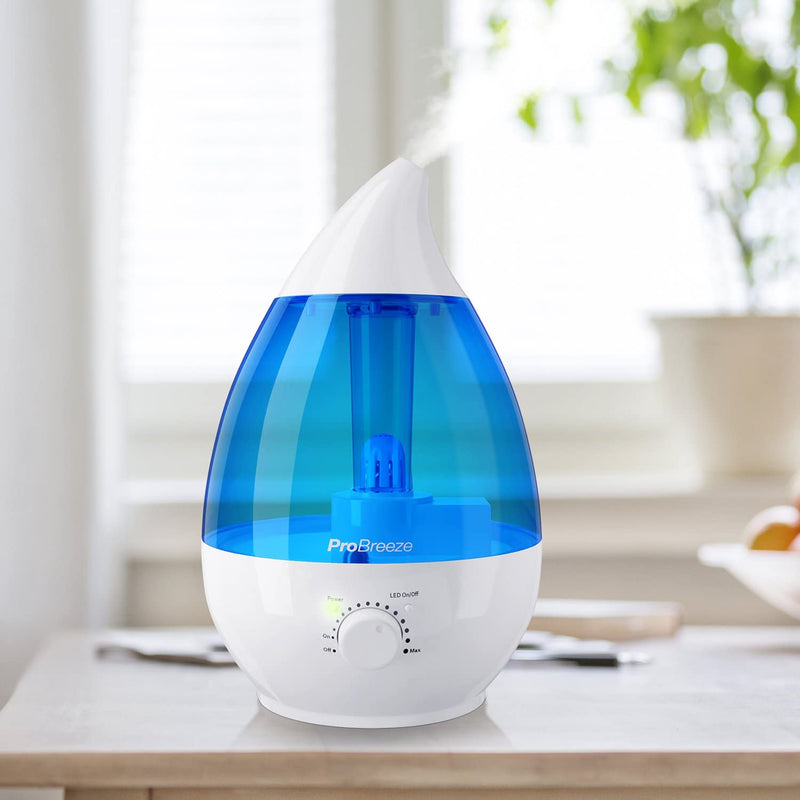 Up To 40 Hours Continuous Operation: The large 3.8 L water tank allows the humidifier to run continuously from 20 to 40 hours