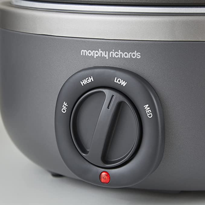 Morphy Richards 460022 Sear and Stew 3.5 Litre Oval Slow Cooker Titanium