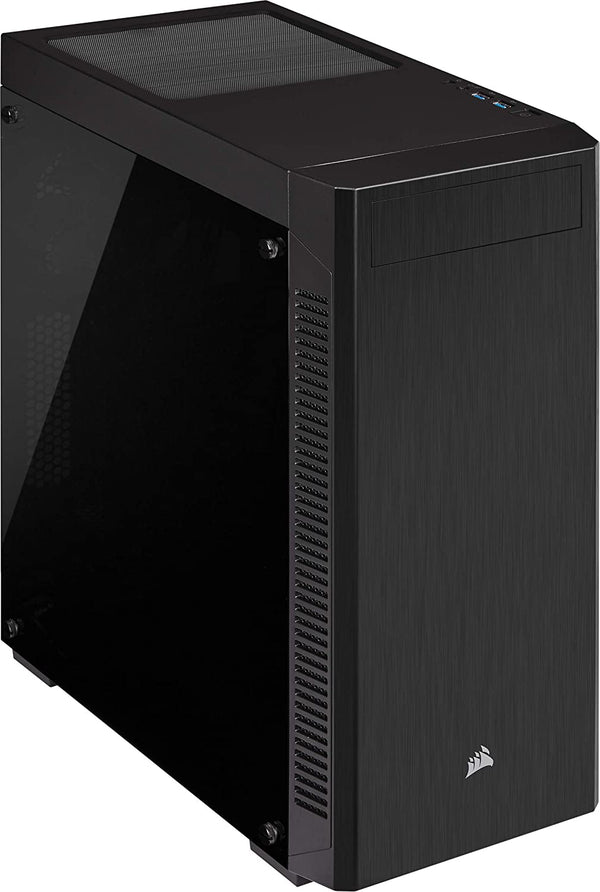Corsair 110R, Tempered Glass Mid-Tower ATX Gaming Case, Black