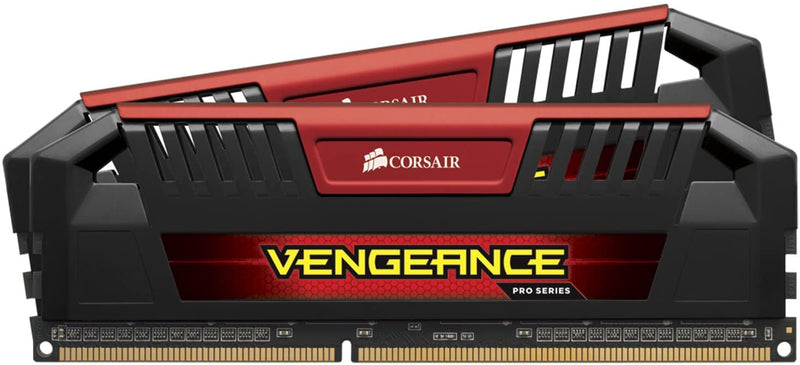 Corsair CMY16GX3M2A1600C9R Vengeance Pro Series 16GB (2x8GB) DDR3 1600Mhz CL9 XMP Performance Desktop Memory Kit Red