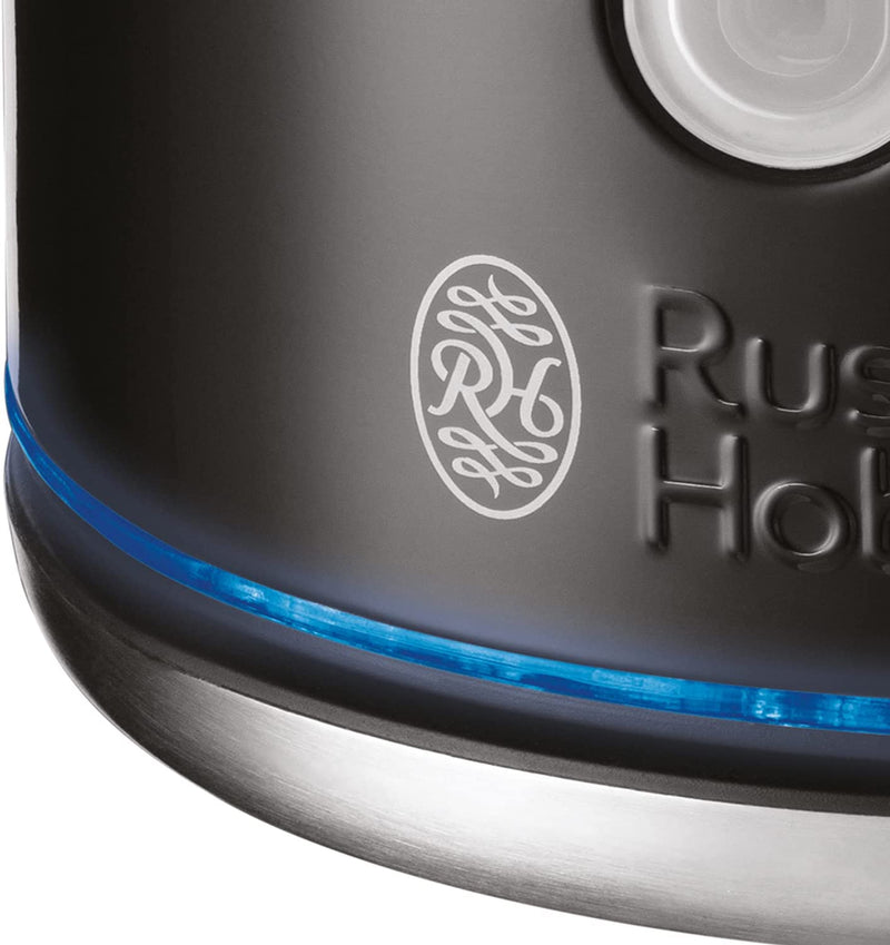 Russell Hobbs 20462 Quiet Boil Kettle, Black, 3000W, 1.7 Litres [Energy Class A]