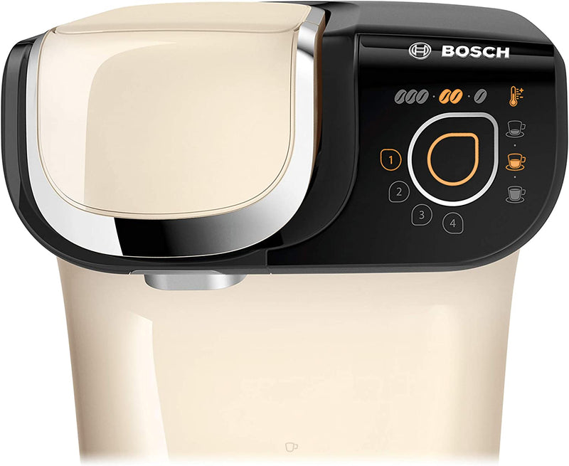 TASSIMO Bosch My Way 2 TAS6507GB Coffee Machine, 1500 Watt, 1.3 Litre - Cream