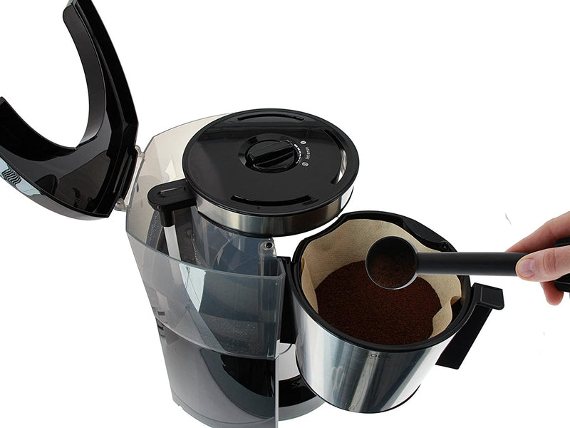 Keeps coffee hot for 2 hours thanks to robust insulated jug with reinforced double wall interior