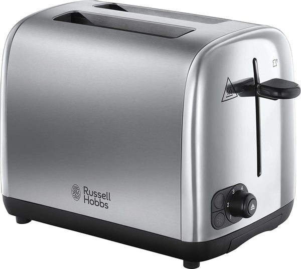 Russell Hobbs 24080 Adventure Two Slice Toaster, Stainless Steel, 2 Slice, Brushed and Polished
