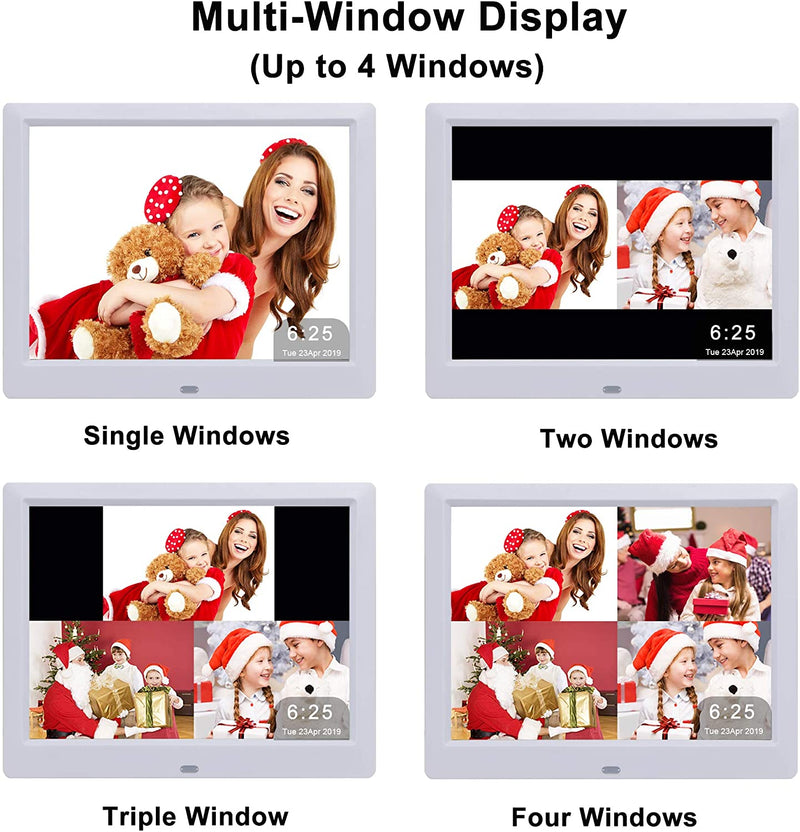 9 inch IPS Digital Photo Picture Frames with Remote Control Video Player Windows Electronic Photo Picture Frame Support USB Drive SD MS MMC SDHC Card