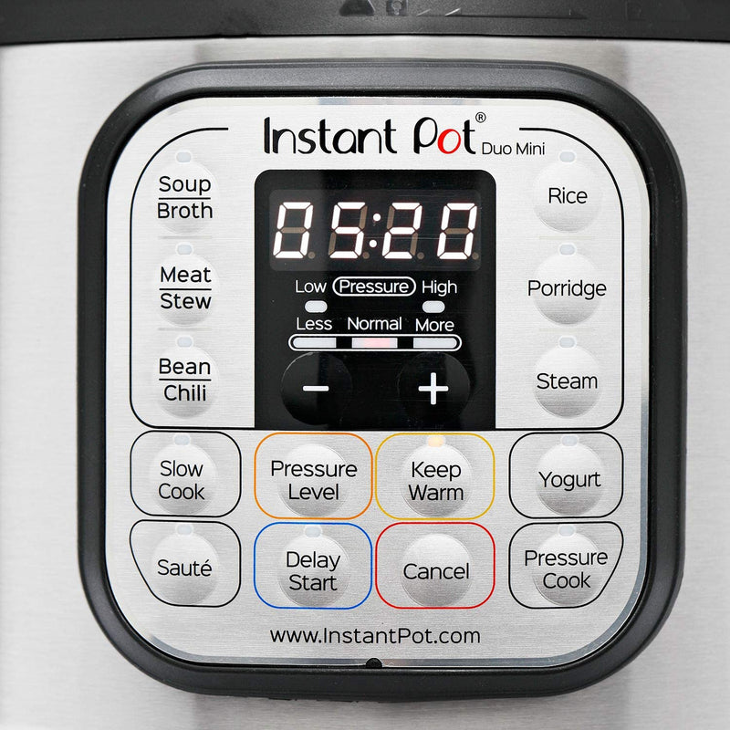 Revolutionize the way you cook with one touch programs: Soup/Broth, Meat/Stew, Bean/Chili, Slow Cook, Sauté, Rice, Porridge, Steam, Yogurt, Multigrain and Poultry. Keep Warm, and Pressure Cook.