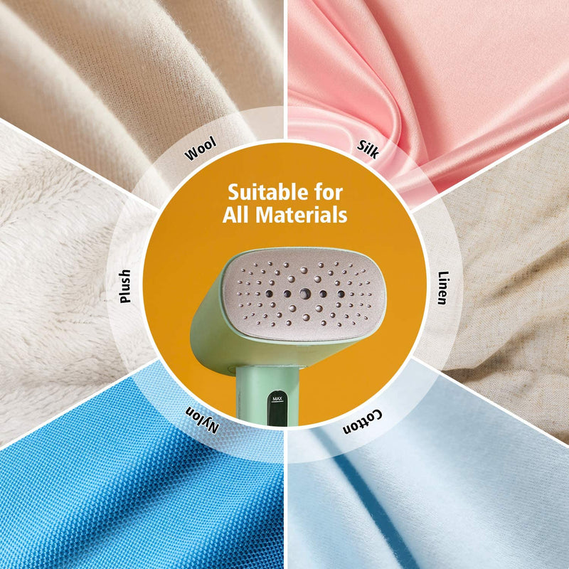 STEAM & DRY IRONING --- This steamer works great in both hang ironing and flat ironing