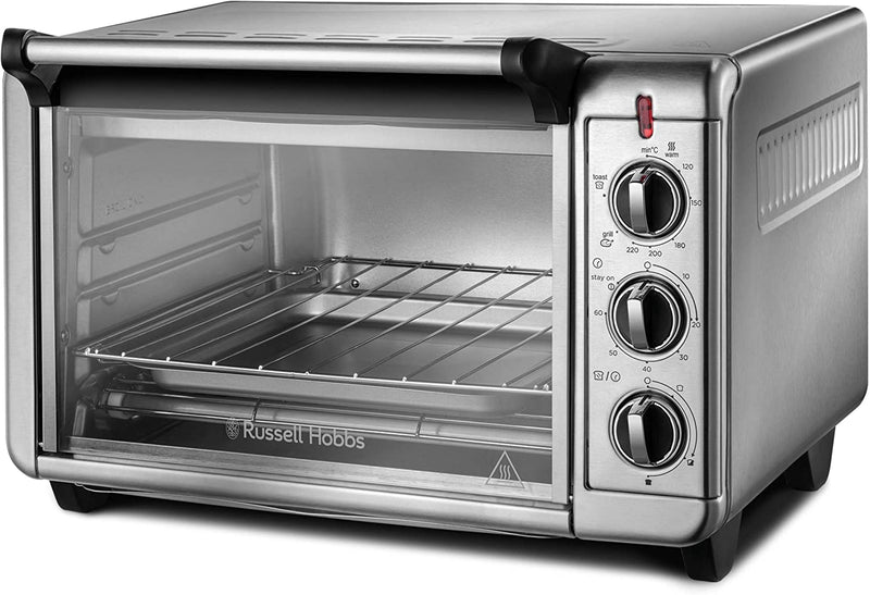 Russell Hobbs 26090 Express Mini Oven - Countertop Electric Oven and Grill, 2.5x Faster than a Conventional Oven, 1500 Watts, Stainless Steel