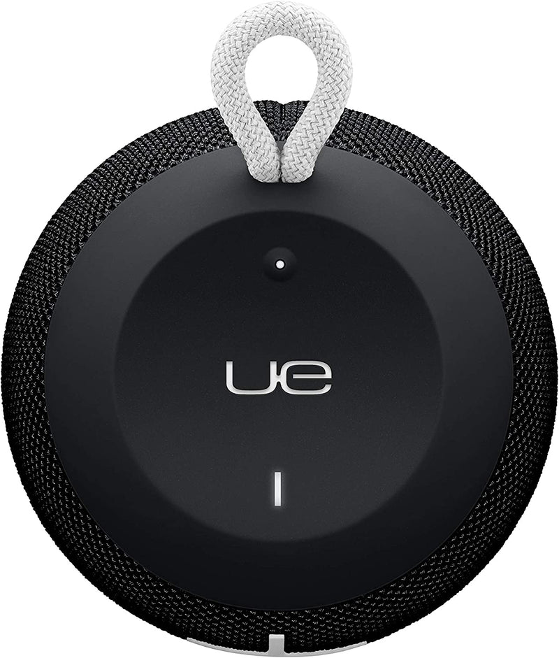 Ultimate Ears Wonderboom Portable Wireless Bluetooth Speaker, 360° Surround Sound, Waterproof, Powerful Bass, 10 Hours Battery, Black