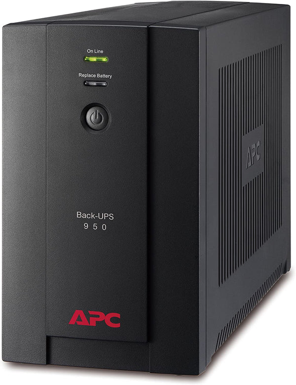 APC by Schneider Electric Back-UPS BX - BX950UI - Uninterruptible Power Supply 950VA (AVR, 6 Outlets IEC-C13, USB port, Shutdown Software)