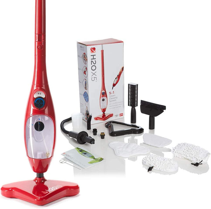 H2O X5 Steam Mop and Handheld Steam Cleaner