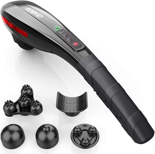 RENPHO Massager Rechargeable Cordless Handheld Portable Wireless Electric Percussion Full Body Deep Tissue Massage for Muscles, Neck, Shoulder, Back