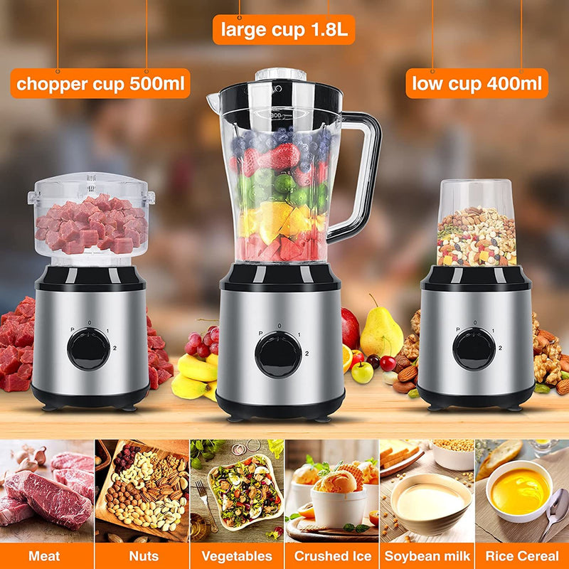 meet different needs for shakes, smoothies, juice, minced meat, ground coffee, dry powder, cold beverages, etc.