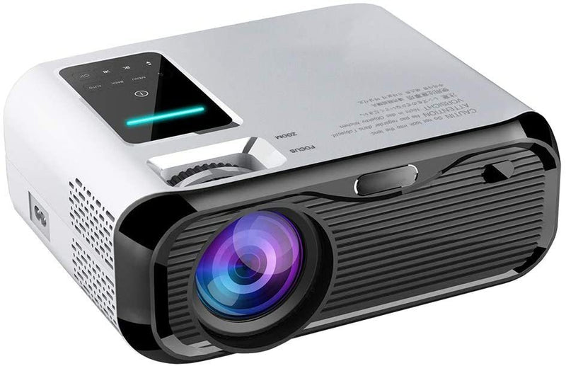 Advanced Technology, Better Images: The mini projector is equipped with the 4.3 LCD projection technology and advanced LED light source