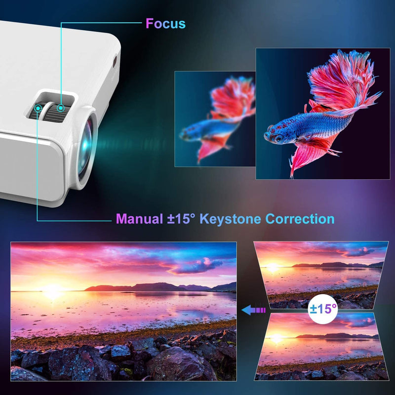 Smart Wifi Projector】 - This wifi projector ideal for IOS and Android systems