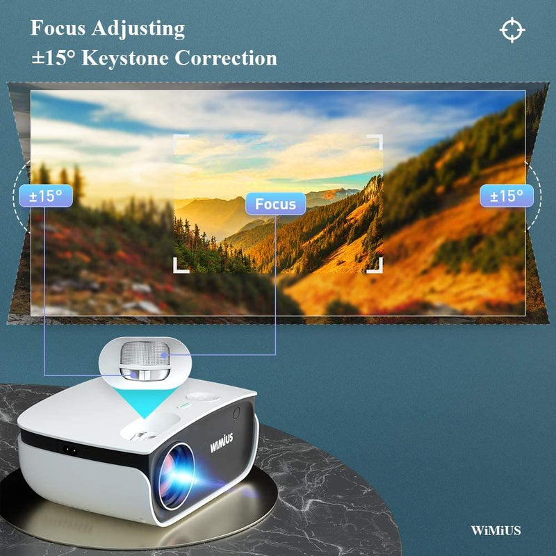 S25 home movie projector features Wifi function, making it easily to build a wireless connection between your iPhone/ Android/ iPad/ Android tablets