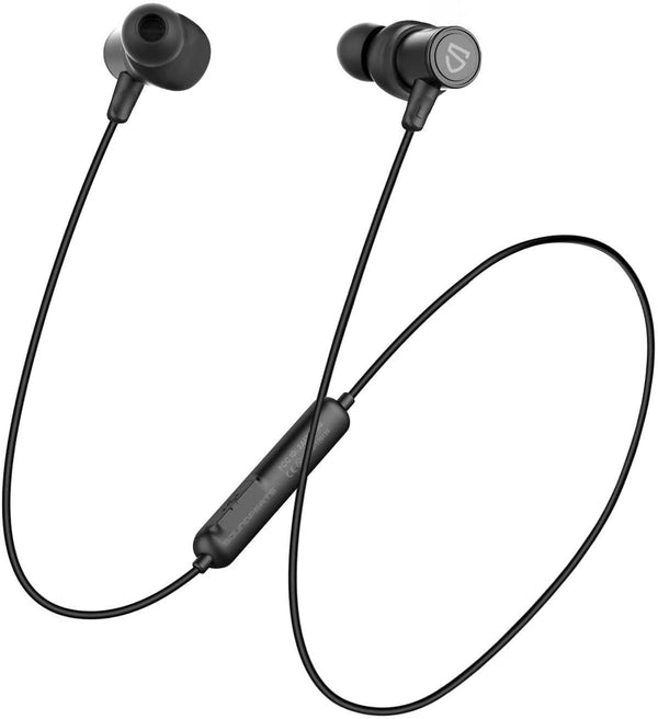 SoundPEATS Bluetooth Earphones with Mic, Q30 HD Dual 5.0 Wireless Earbuds Magnetic IPX6 Running Headphones,APTX-HD, cVc Noise Cancellation, 10mm Drivers, Super Bass,Lightweight,13 Hrs Play Time