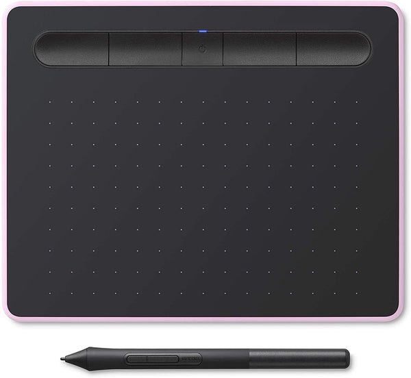Trendy, compact and colourful: With the new color Berry Wacom Intuos tablet, Exclusive on Amazon, sketching or retouching photos has never been easier