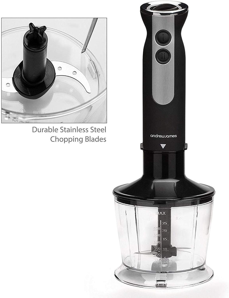 This hand blender is perfect for making a whole variety of meals like soups and breakfast smoothies.