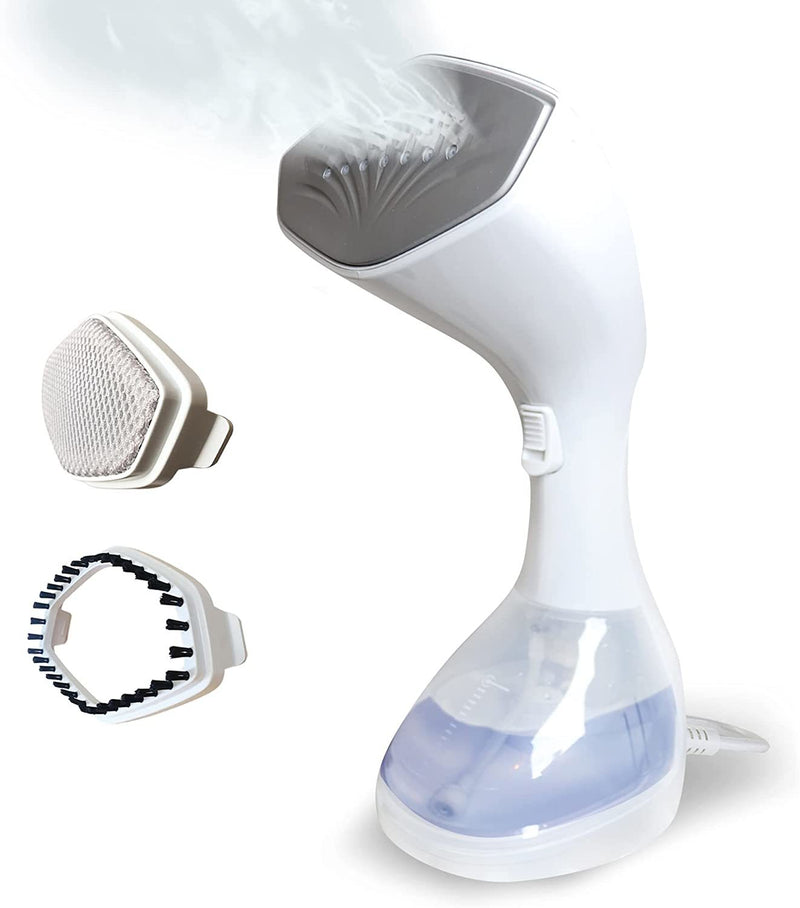 INSTANTLY FRESHEN YOUR CLOTHES - The SparkPod handheld garment steamer produces 1,500W of hot steam, removing wrinkles from all of your garments, shirts, upholstery, curtains, sheets, and other fabrics.